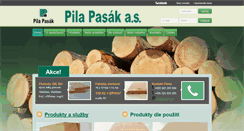 Desktop Screenshot of pasak.cz