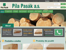 Tablet Screenshot of pasak.cz